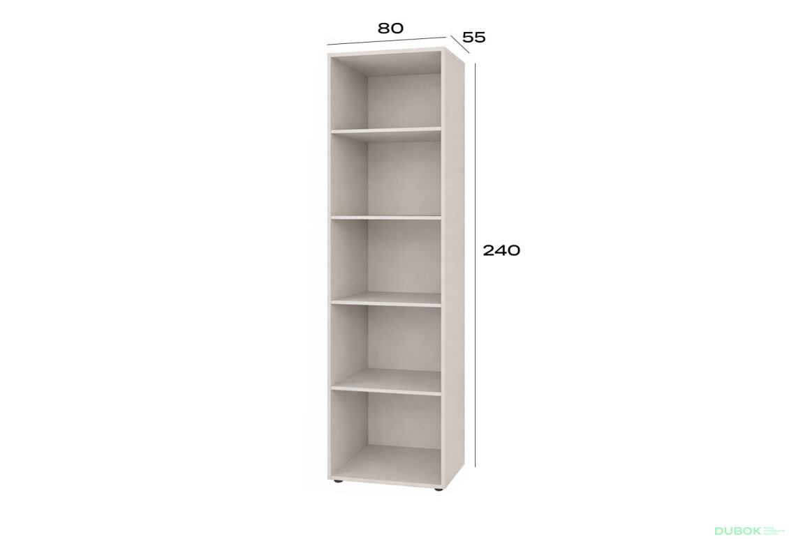 Fotografie 2 - Korpus modul 3 (h-2400*800) kašmír Space