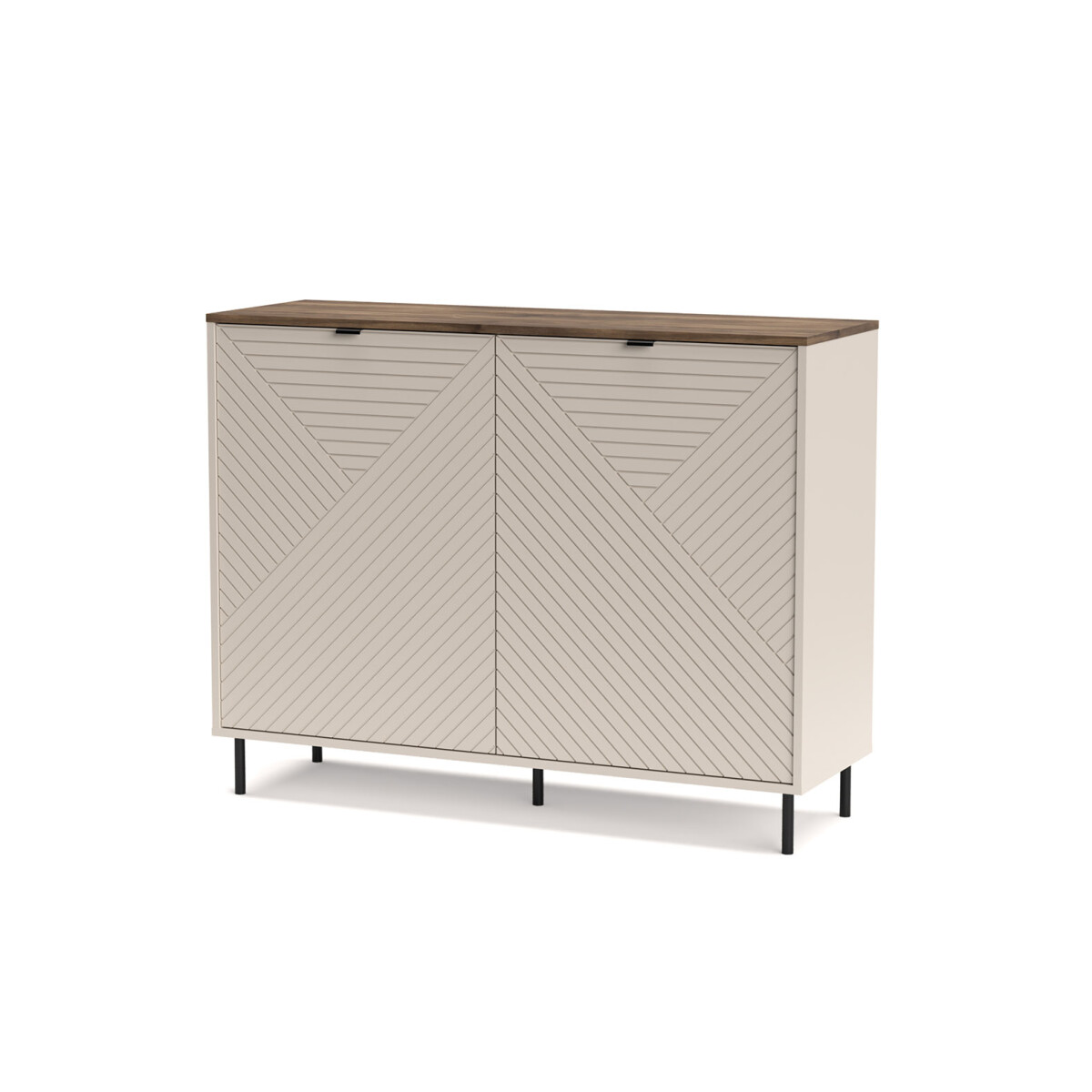 

Komoda 2d [EO1] kašmír / dub castello Evo