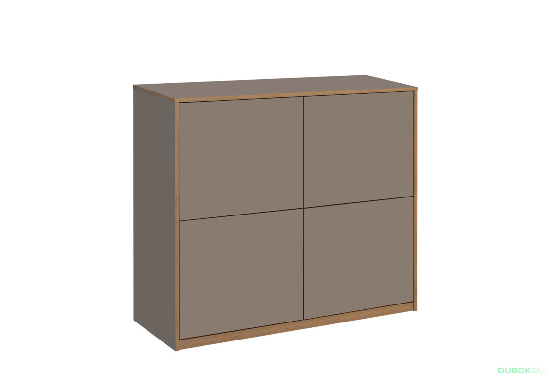 Komoda 4d šedý kubanit Complex - Fotografie 2 Fotografie 2 - Komoda 4d šedý kubanit Complex