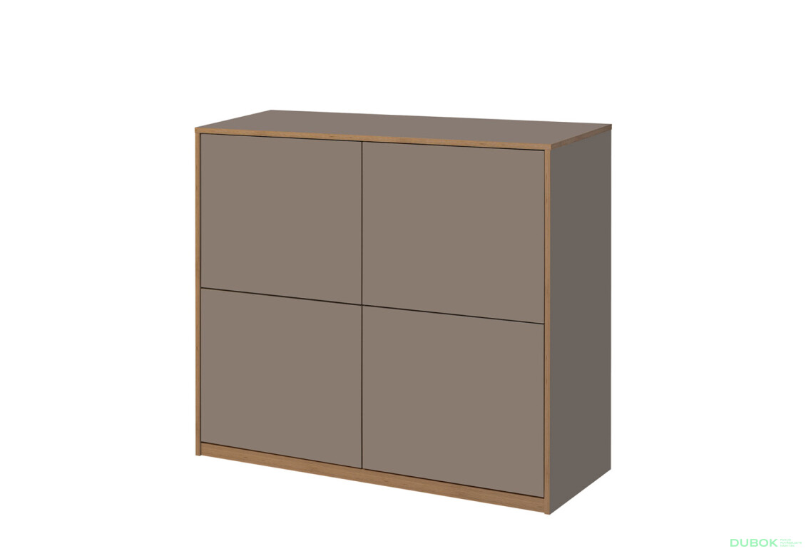 Komoda 4d šedý kubanit Complex - Fotografie 1 Fotografie 1 - Komoda 4d šedý kubanit Complex