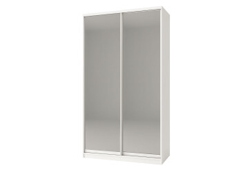 Skříň Rim-Veneziano 2D 1.0 m se zrcadlem, bílá