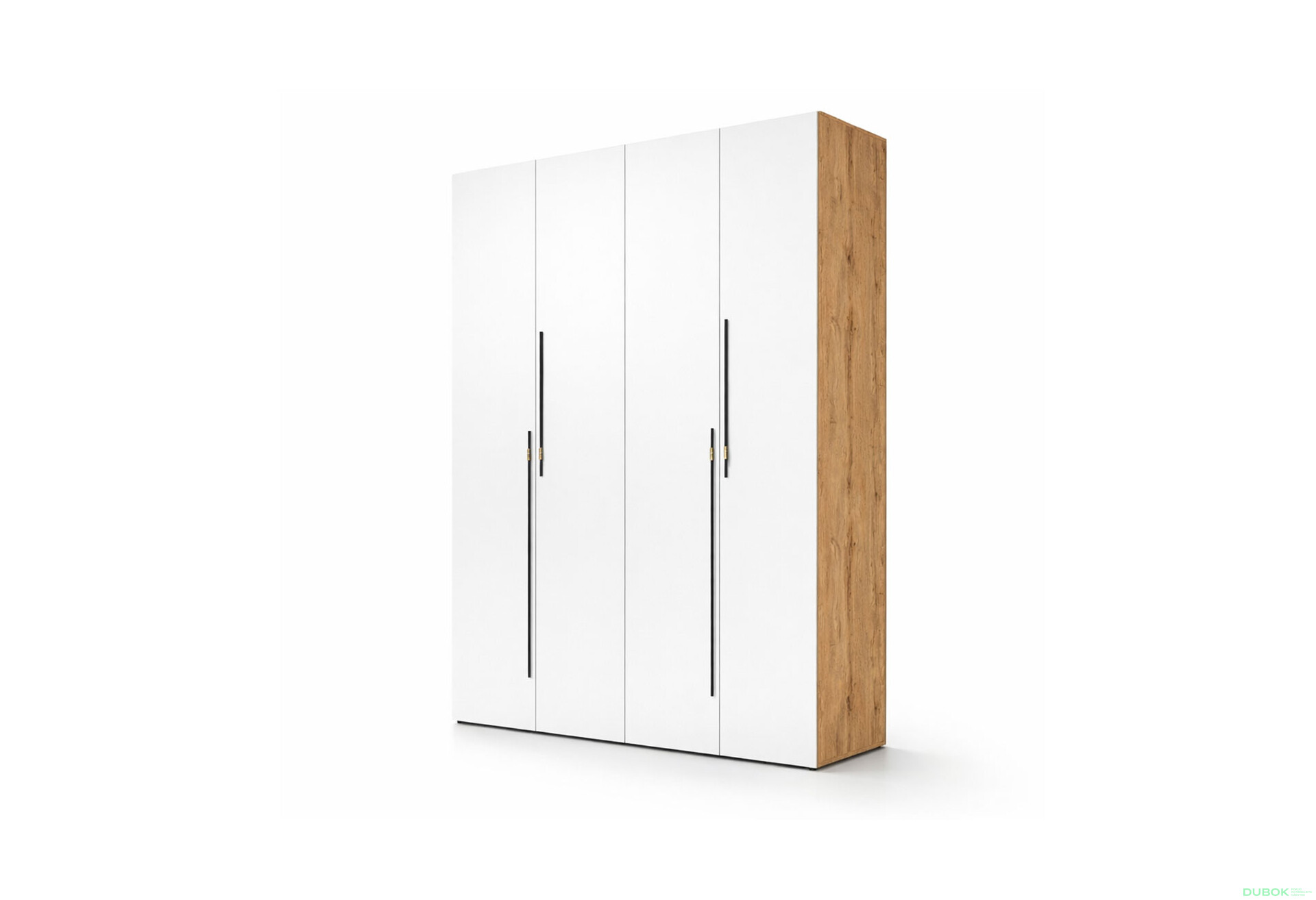 Fotografie 1 - Skříň 4D 160 cm dub appalačský / nymphaea alba Space