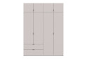 Skříň čtyřdveřová Lukas 180x50x240 cm kašmír - Fotografie 3 Fotografie 3 - Skříň čtyřdveřová Lukas 180x50x240 cm kašmír