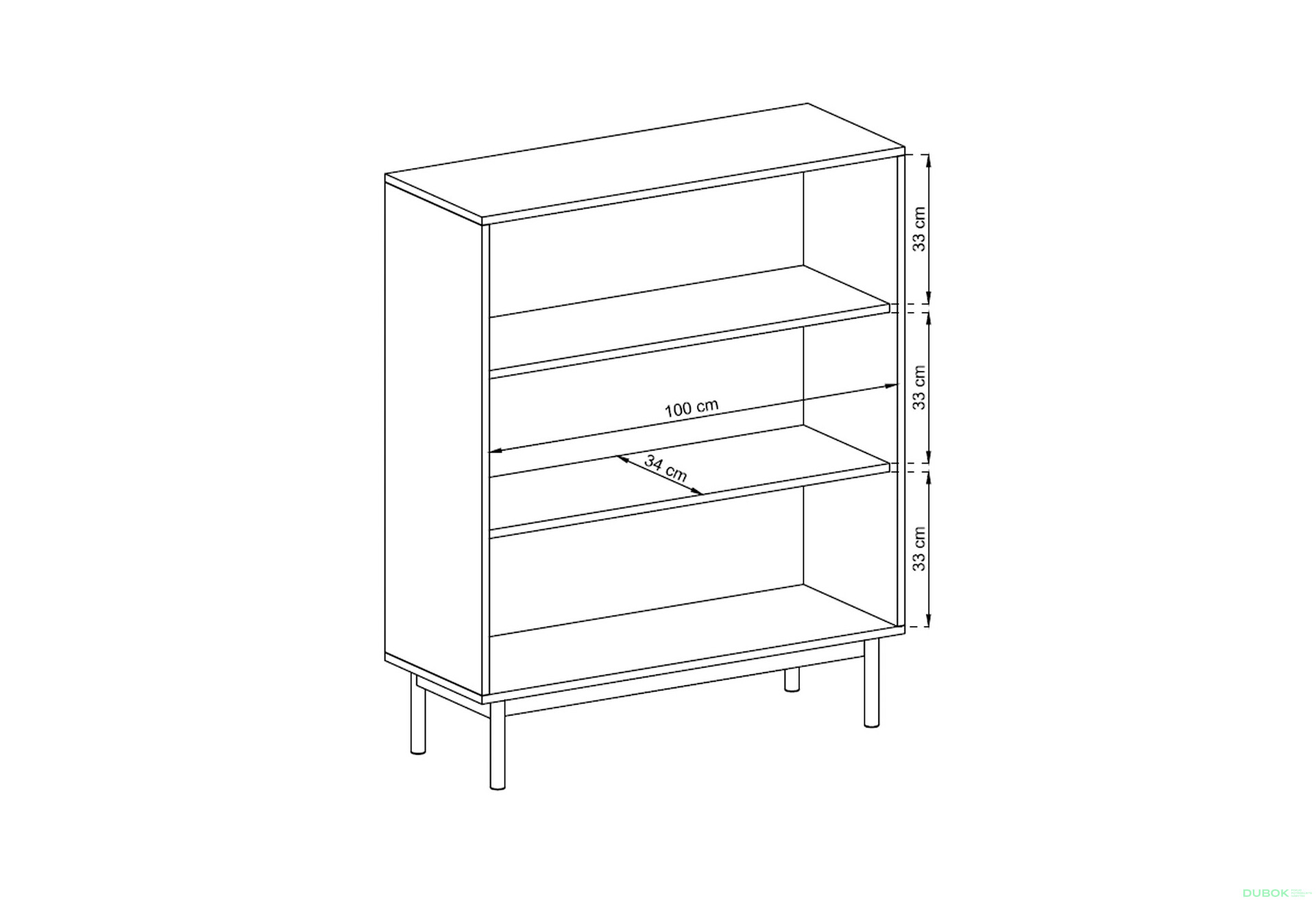 Komoda BKD104 jackson hickory / grafit Basic - Fotografie 3 Fotografie 3 - Komoda BKD104 jackson hickory / grafit Basic