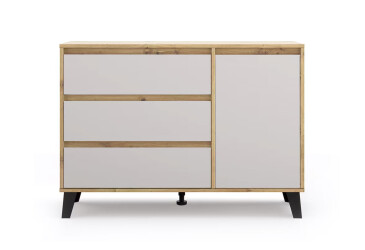 Komoda Borg 1d3s dub artisan / kašmír