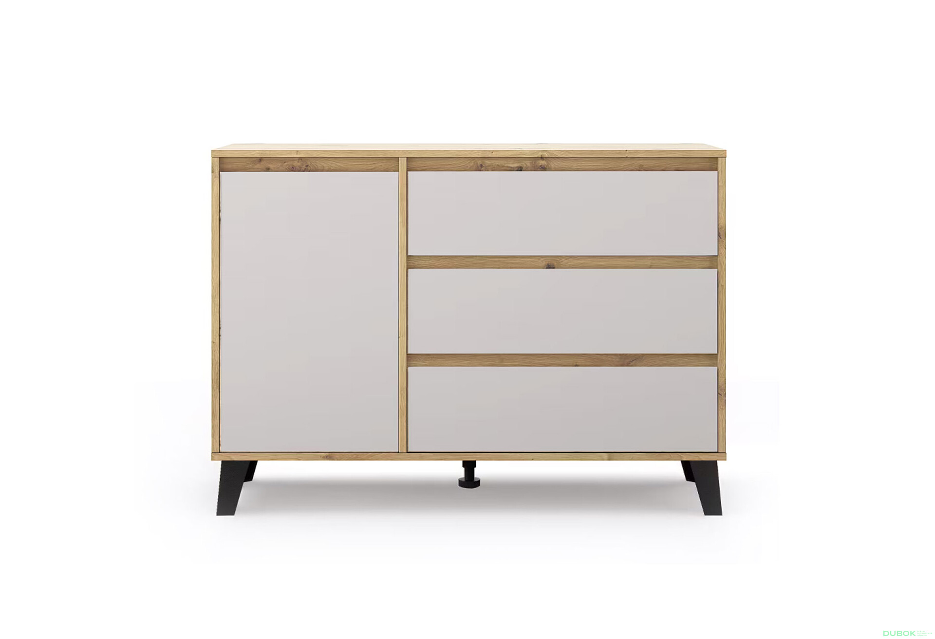 Fotografie 2 - Komoda Borg 1d3s dub artisan / kašmír