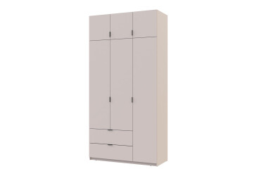 Skříň čtyřdveřová Lukas 120 cm kašmír