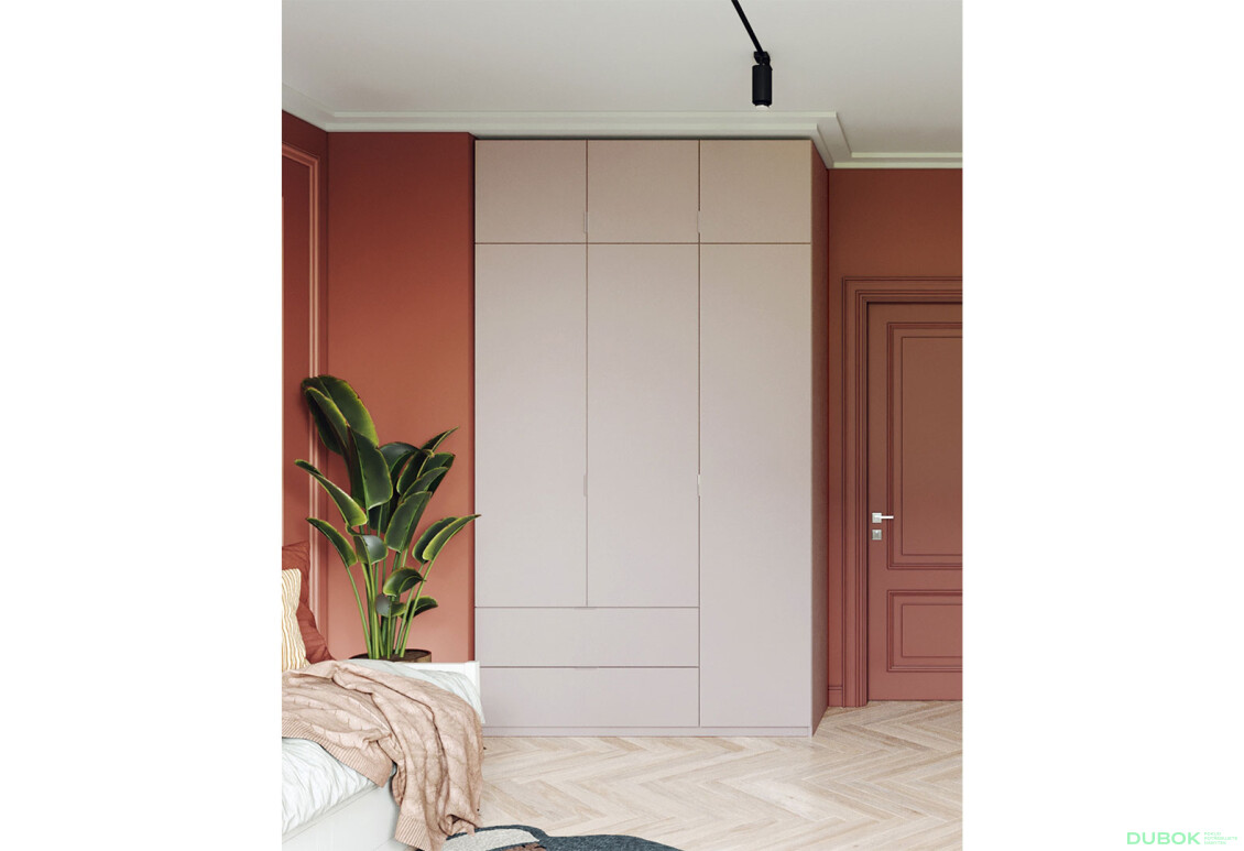 Fotografie 2 - Skříň čtyřdveřová Lukas 120 cm kašmír