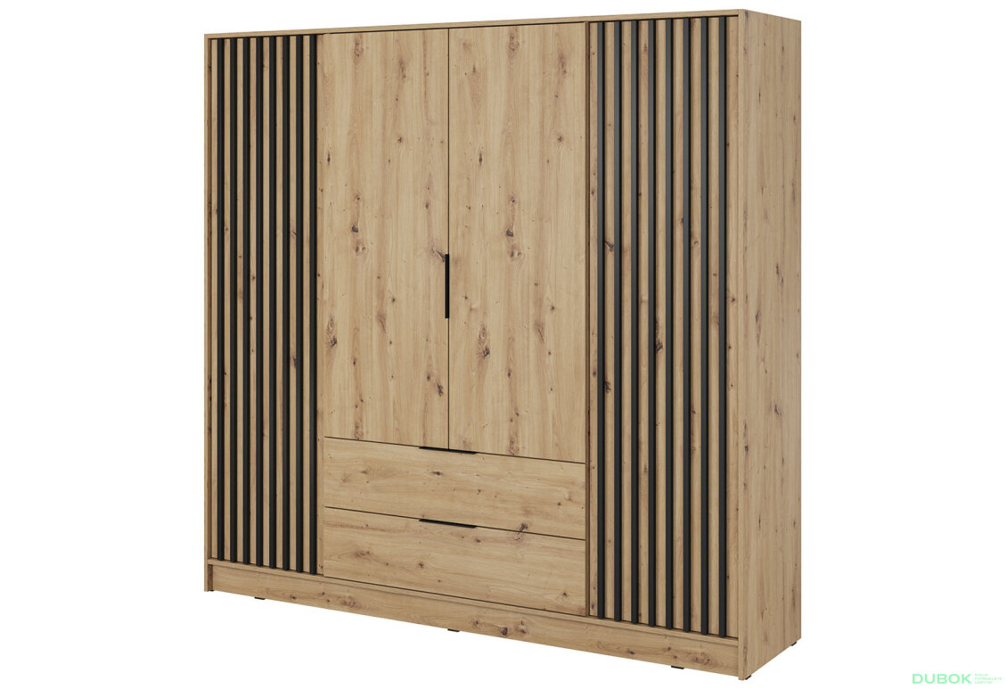 Skříň 4D bez zrcadla artisan Nelly