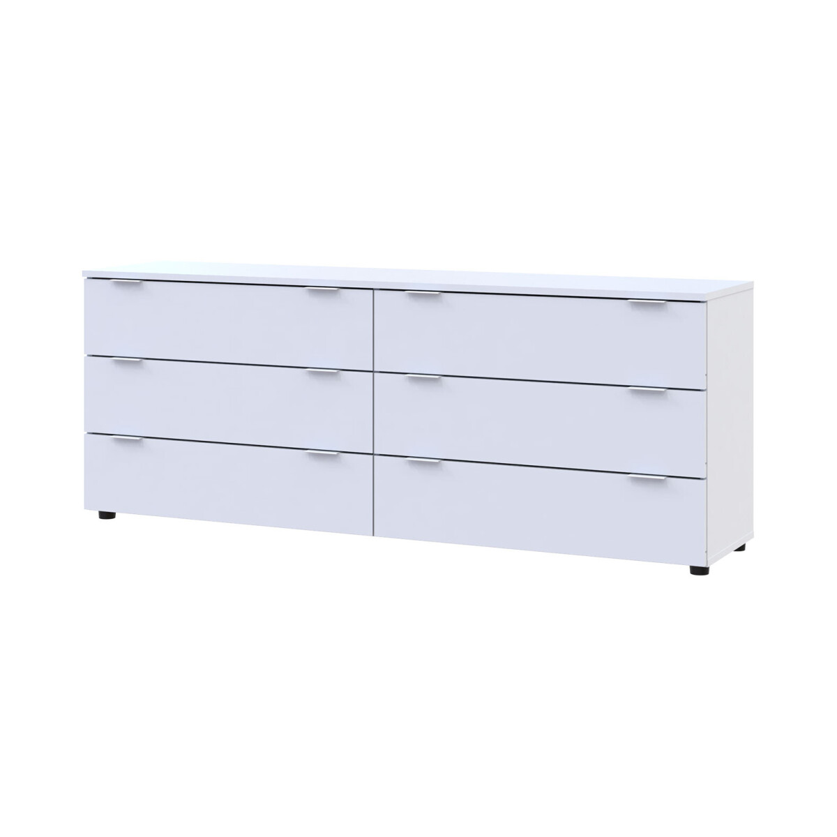 

Komoda Ron 9 s 6 zásuvkami 160х38х62 bílý