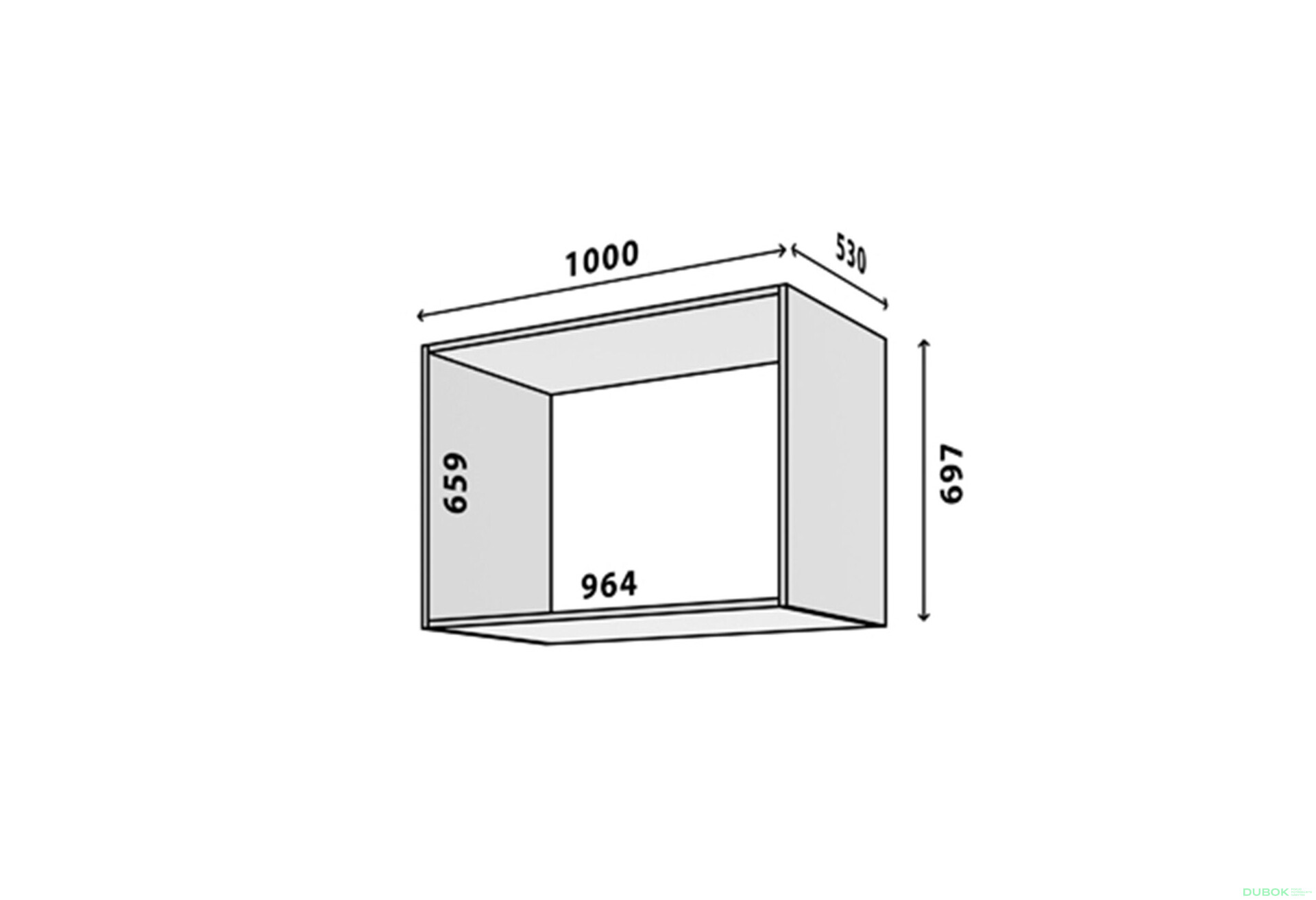 Fotografie 2 - Modul № 22 A-1000x697 DTD 18 mm antracit