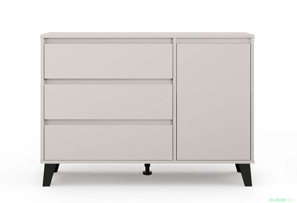 Komoda Borg 1d3s kašmír - Fotografie 1 Fotografie 1 - Komoda Borg 1d3s kašmír