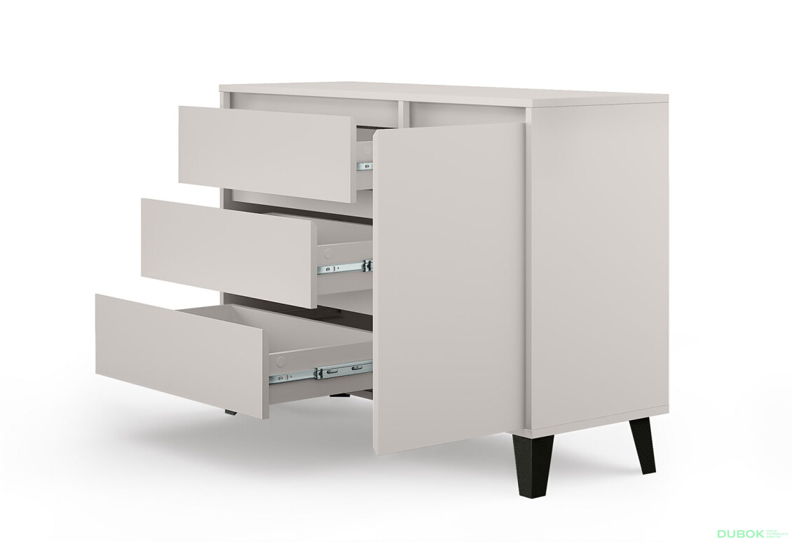 Komoda Borg 1d3s kašmír - Fotografie 3 Fotografie 3 - Komoda Borg 1d3s kašmír