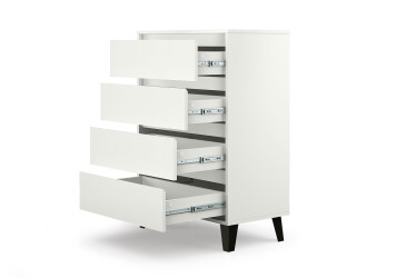 Komoda Borg 4s/70 bílá