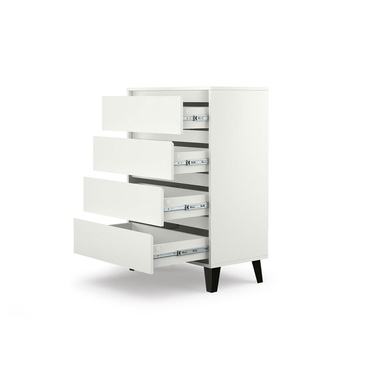 Komoda Borg 4s/70 bílá (obrázek 3)