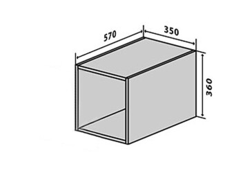 Skříň č. 64 v 350*360