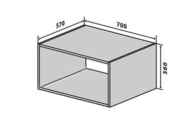 Skříň č. 67 š 700*360