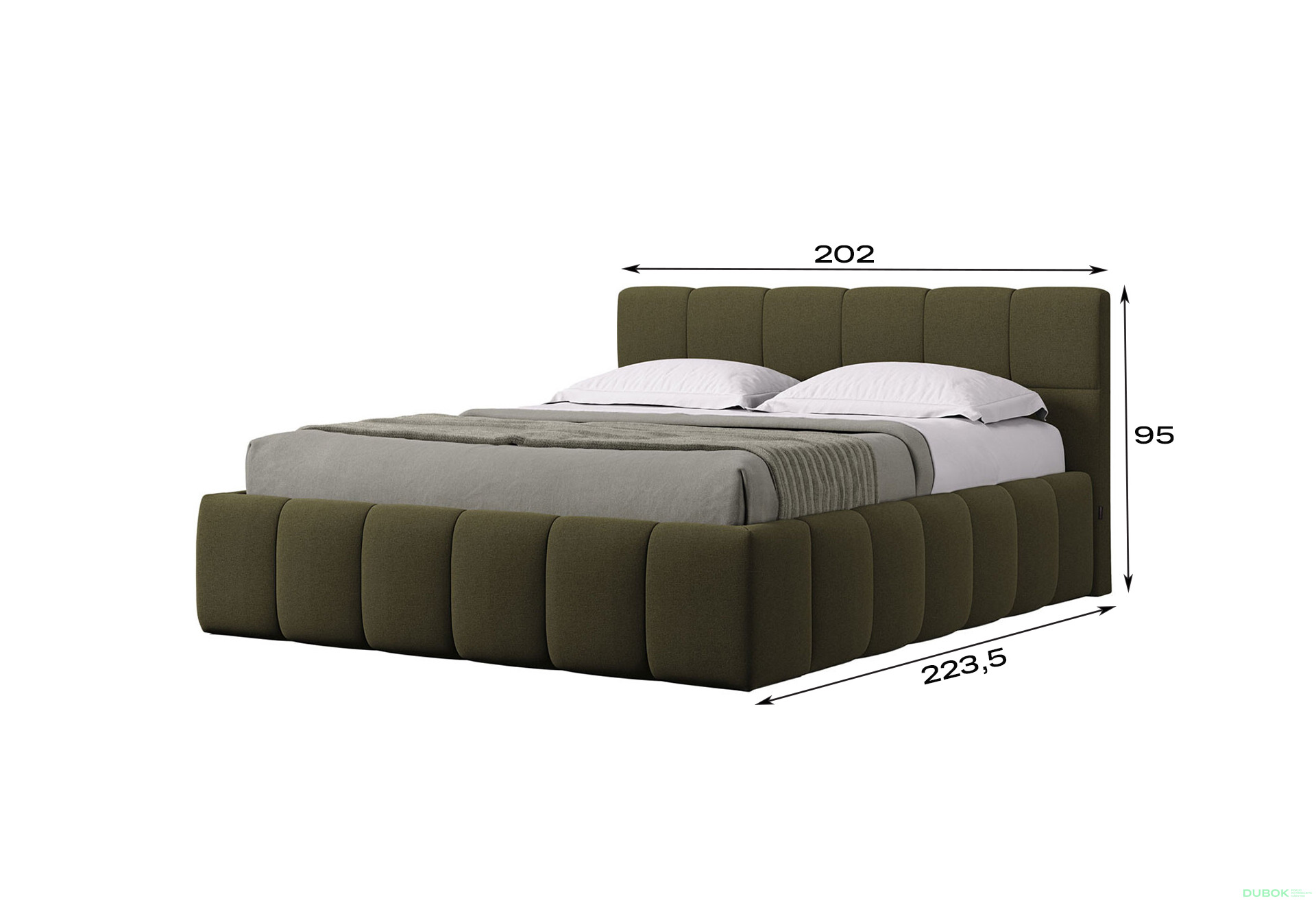 Měkká postel 1.8 TONY Point 38 Dekora group - Fotografie 3 Fotografie 3 - Měkká postel 1.8 TONY Point 38 Dekora group