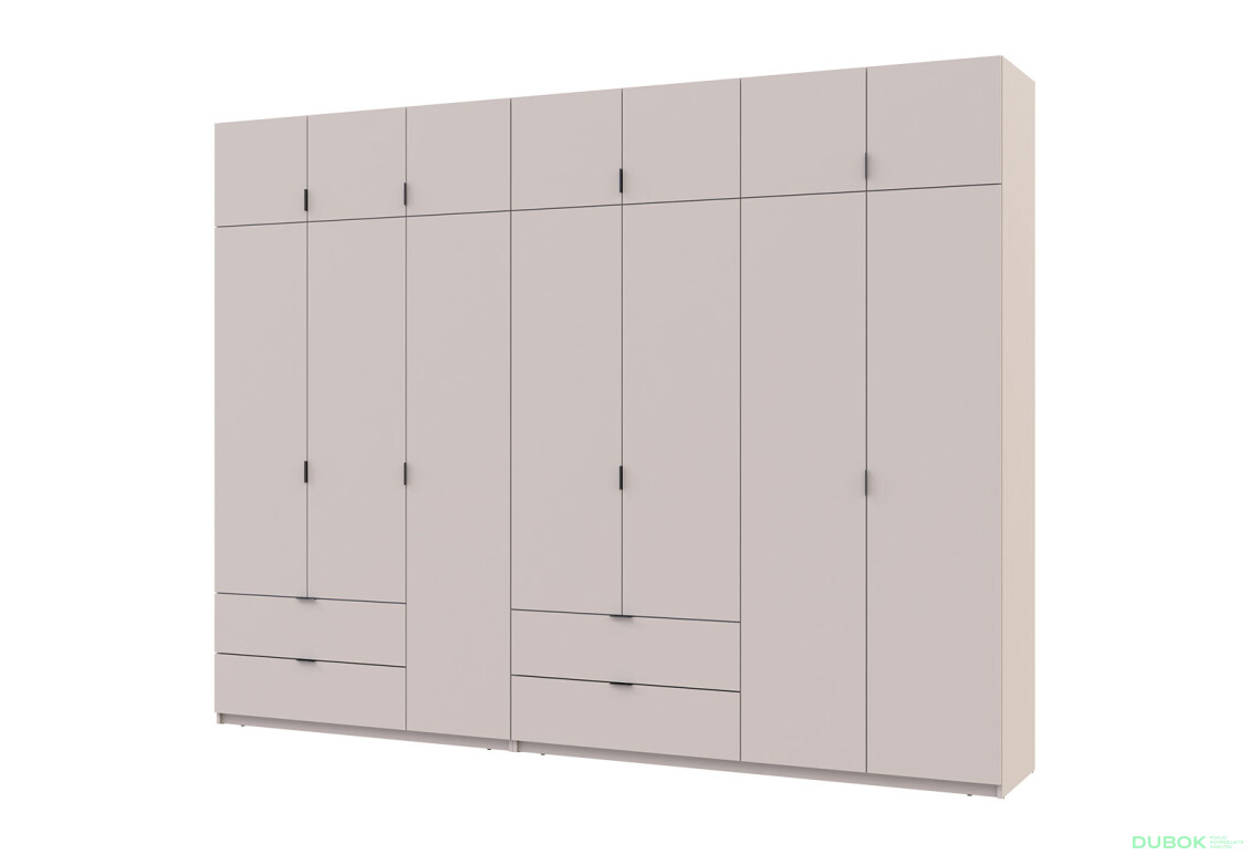 Skříň Lukas 3+4 DT 315 kašmír