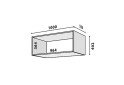 Fotografie 2 - Modul №21 A-1000x400 DTD 18 mm bílý