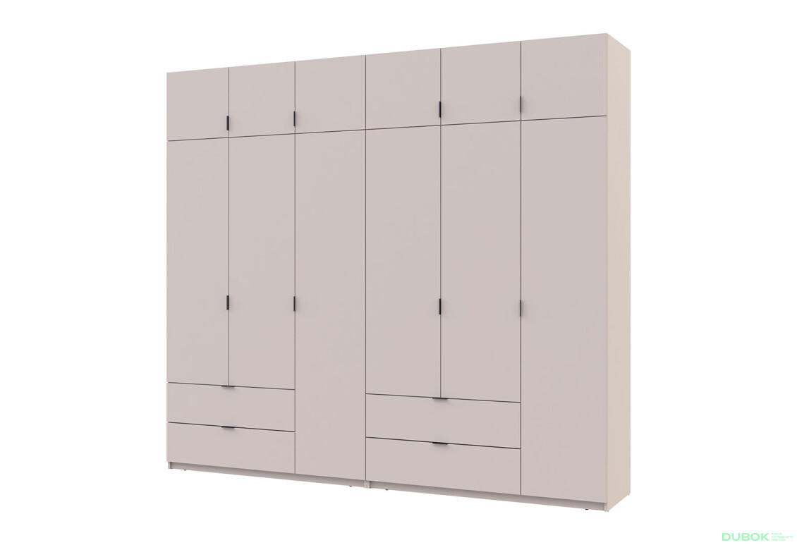 Skříň Lukas 3+3 DT 270 kašmír