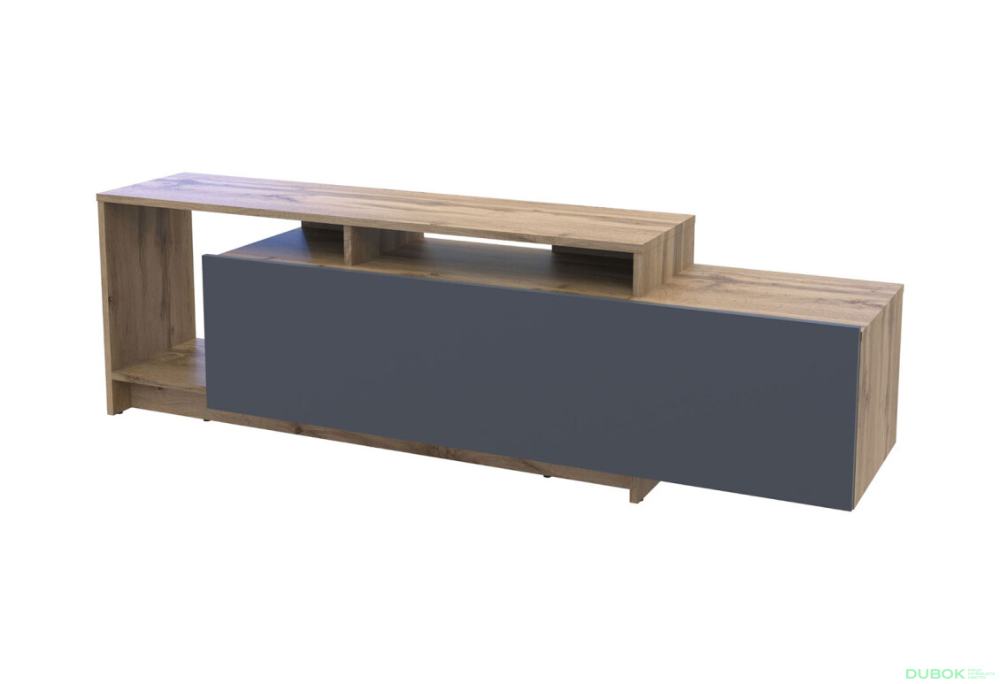 TV stolek U2 tajo / grafit dřevotříska 160x38x48