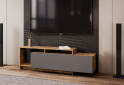 Fotografie 2 - TV stolek U2 tajo / grafit dřevotříska 160x38x48