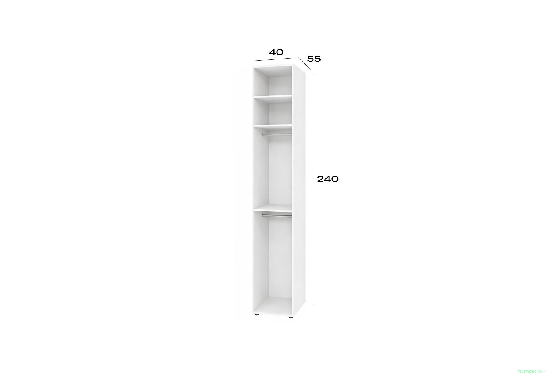 Fotografie 2 - Korpus modul 2 (h-2400*400) nymphaea alba Space