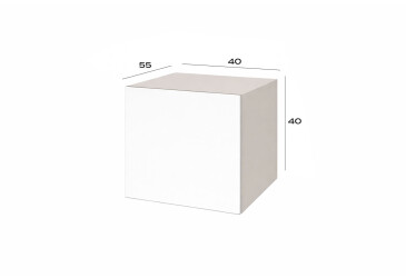 Fotografie Nástavec na skříň 40 cm kašmír / nymphaea alba