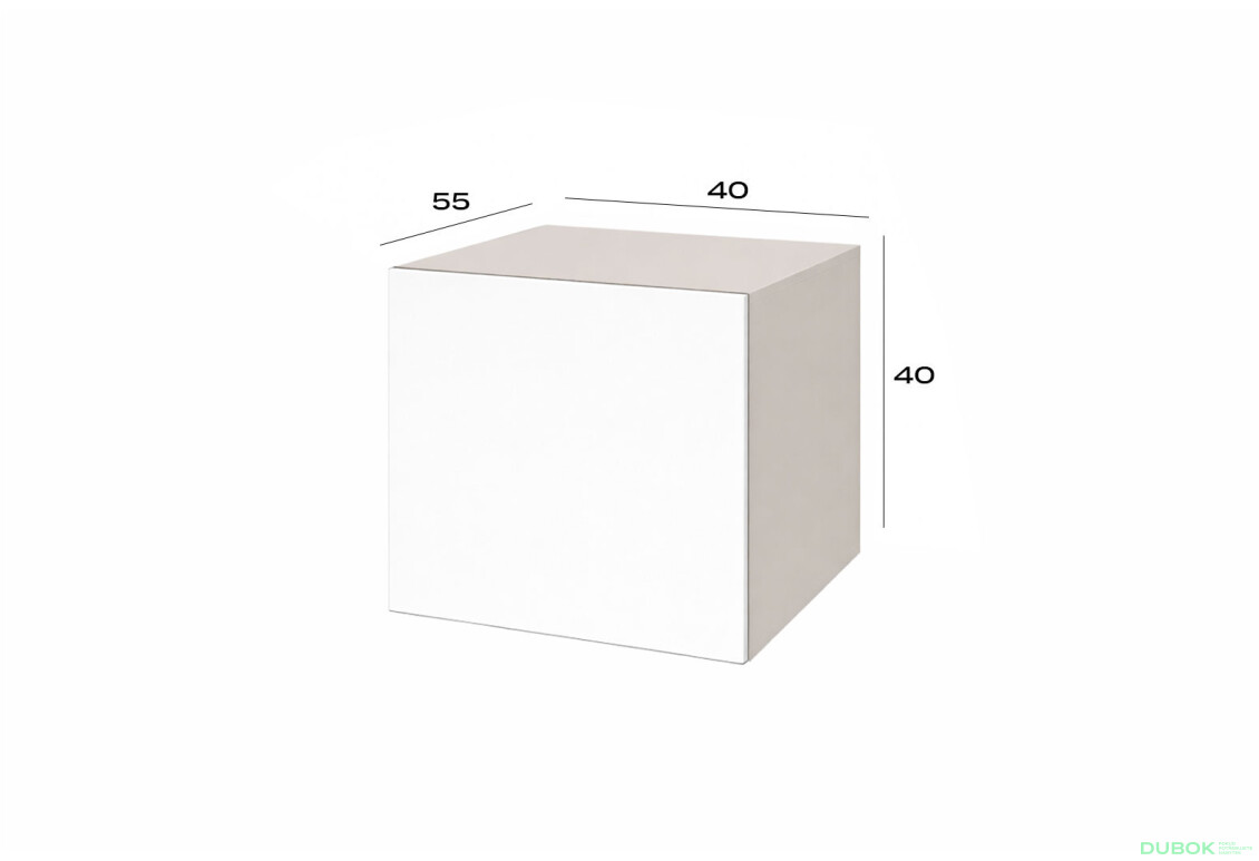 Fotografie 2 - Nástavec na skříň 40 cm kašmír / nymphaea alba Space