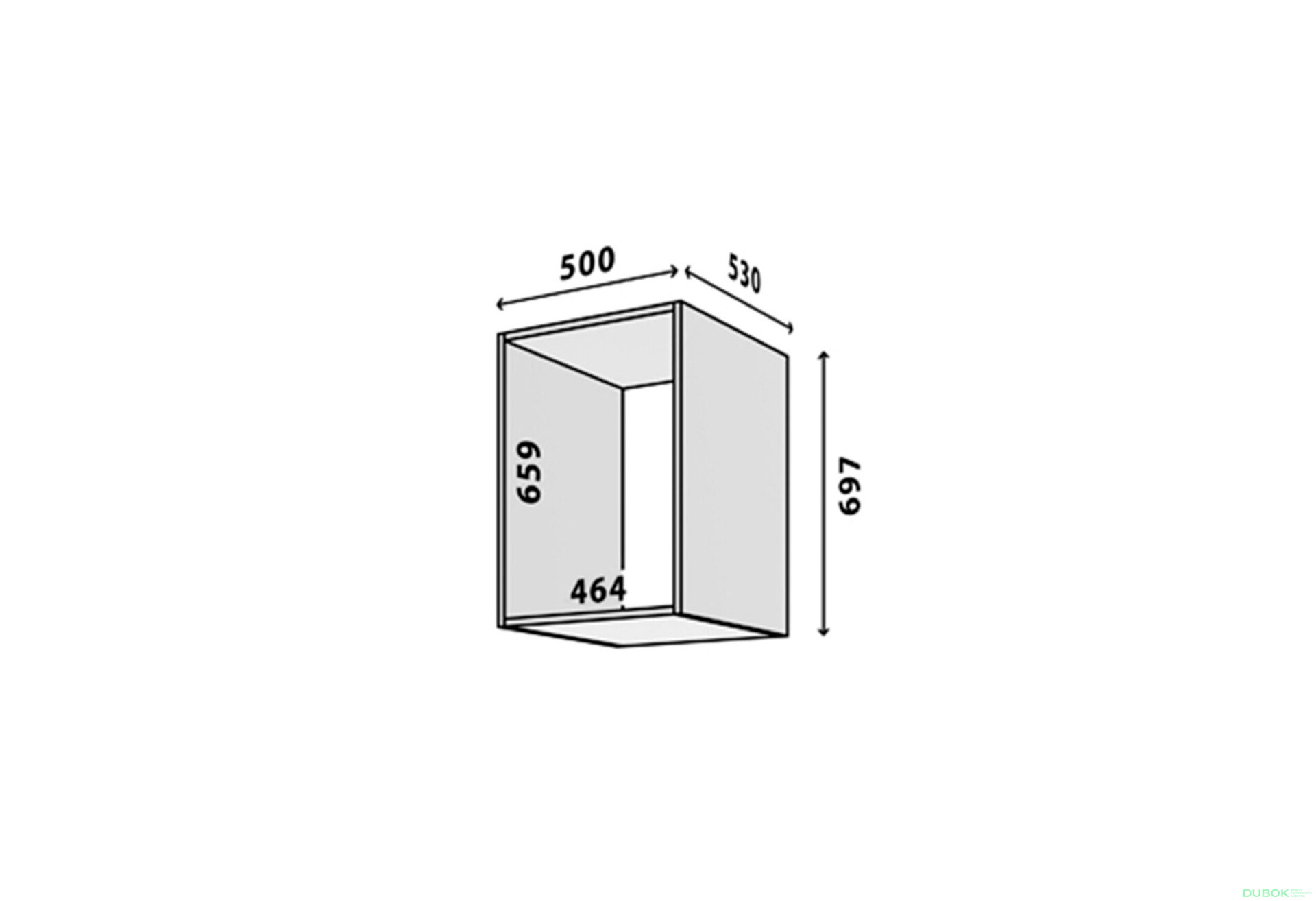 Modul №12 A-500x695 DTD 18 mm bílý - Fotografie 2 Fotografie 2 - Modul №12 A-500x695 DTD 18 mm bílý
