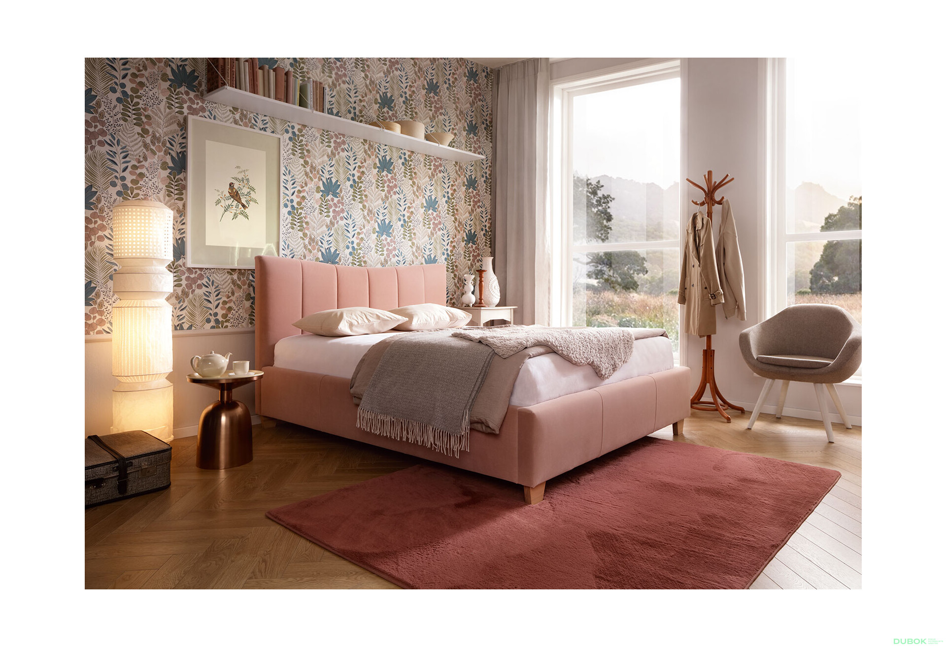 Fotografie 2 - Postel Ariel 180x200 Matt Velvet 61 Davis B10 Olcha