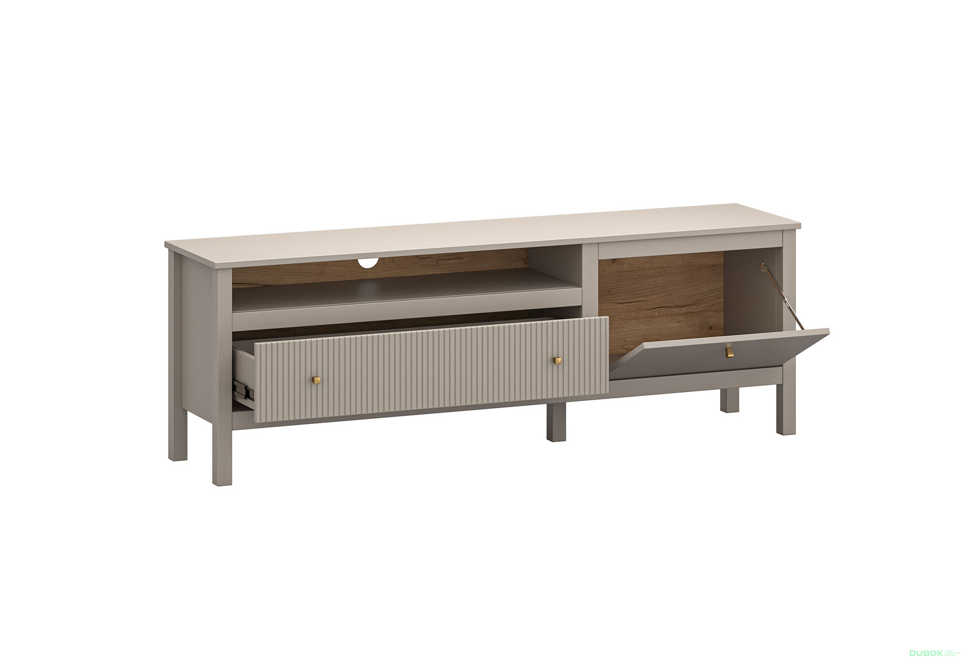 Fotografie 2 - TV stolek 1d1s/160 (B) taupe Kleo