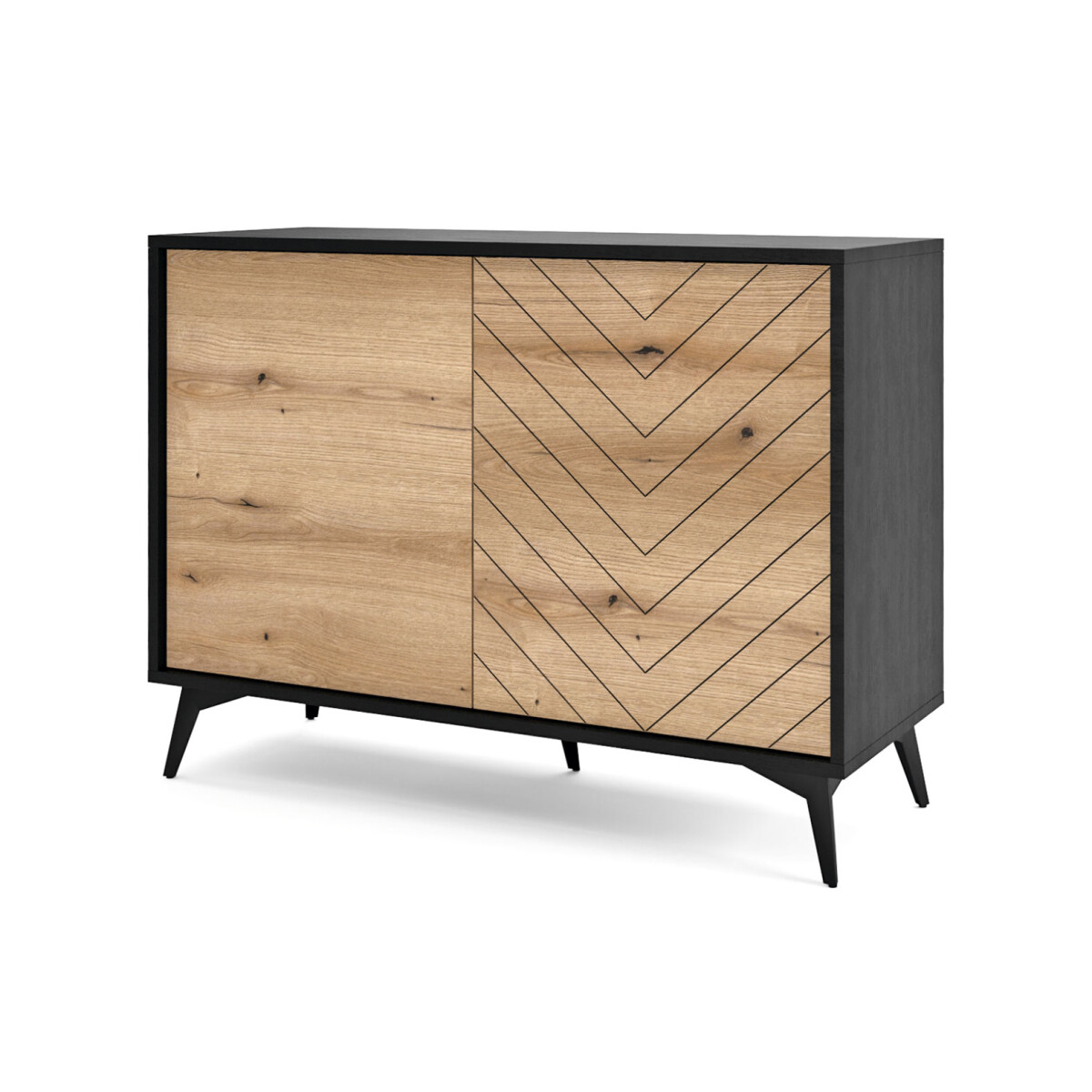 

Komoda K104 evoke dub / černá Diamond