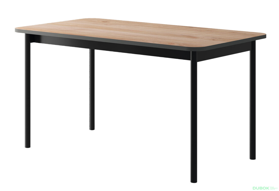 Stůl BL140 jackson hickory / grafit Basic