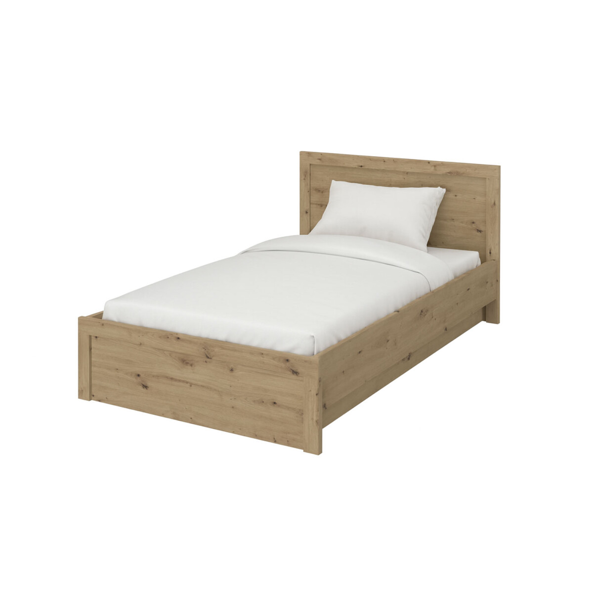 

Postel 120x200 s úložným prostorem dub artisan Ayson