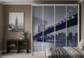 Fotografie 2 - Skříň Rim-Veneziano 4D 2,4 m bílá s fasádami fototisk F786L/SL/SR/R 