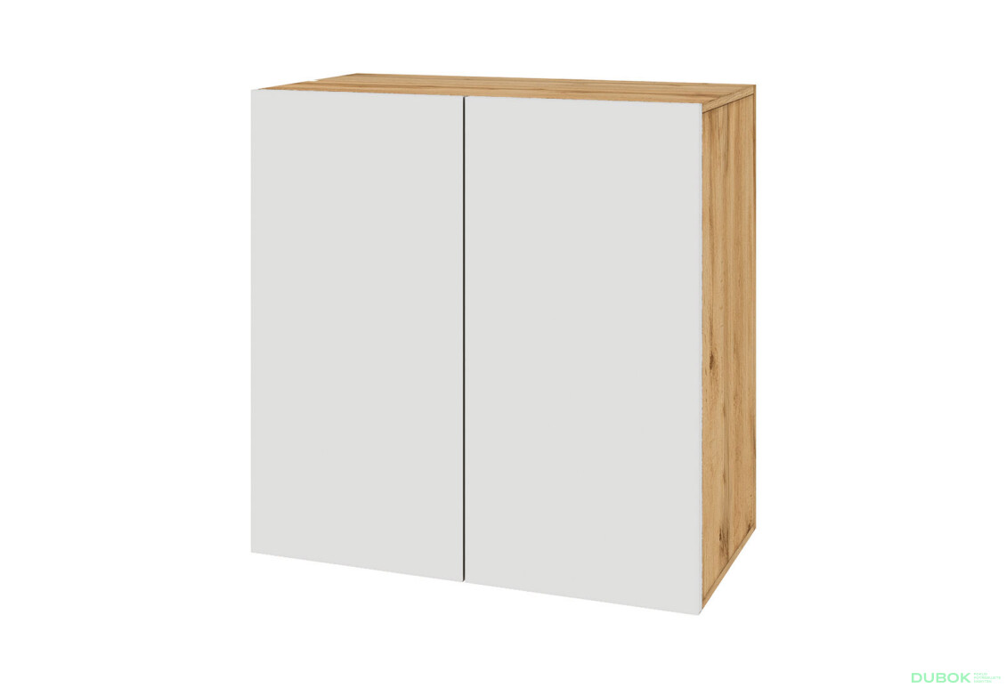 Komoda 2D 80 cm dub apalačský / nymphaea alba Space