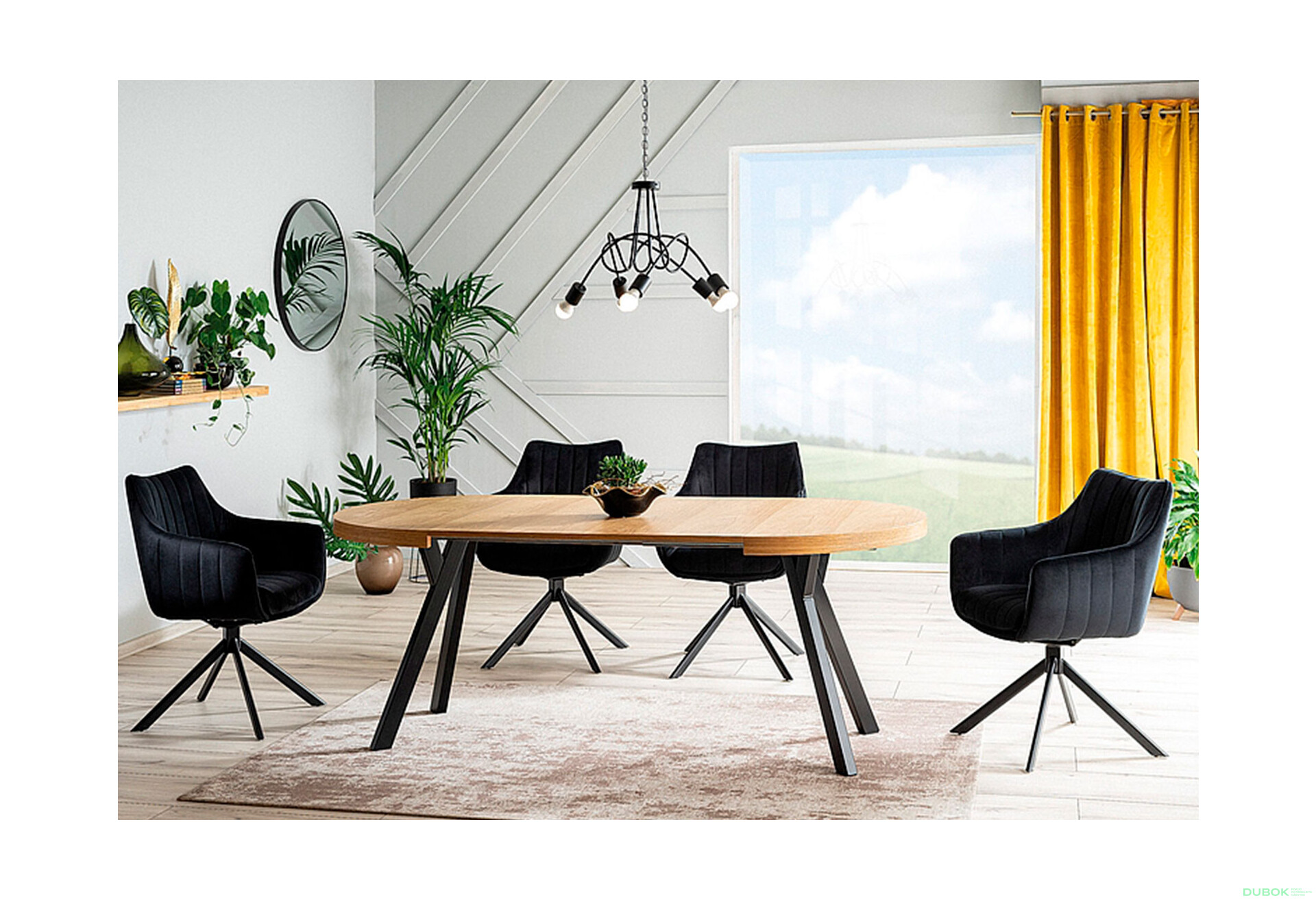 Fotografie 11 - Židle Azalia Velvet černý Bluvel 19, matná černá kov