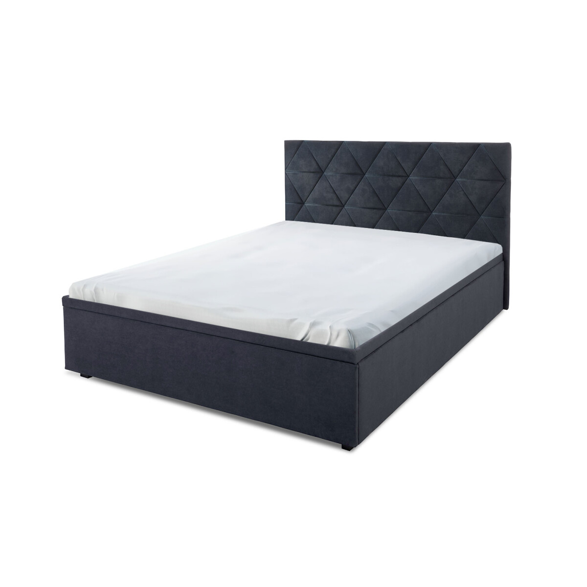 

Postel 160x200 s roštem, úložným prostorem Mono 248 černá Bellano