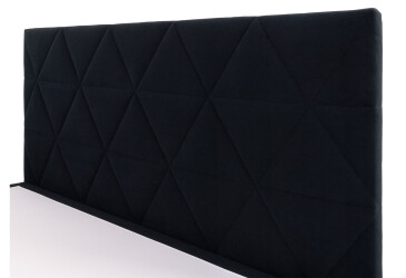 Postel 160x200 s roštem, úložným prostorem Mono 248 černá Bellano
