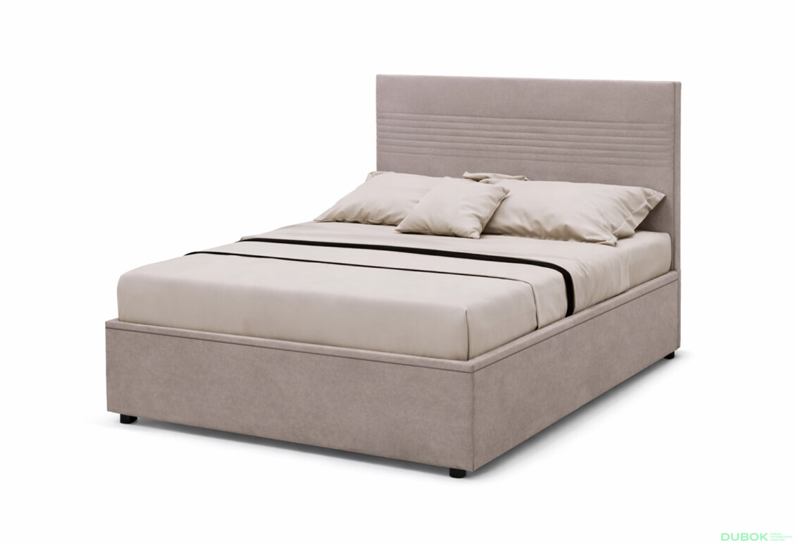 Postel Fro Line 140x200 s roštem, úložným prostorem Mono 233, béž