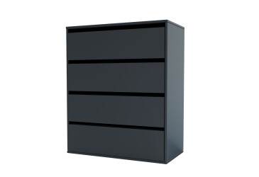 Komoda Idea K 1000/800/4š šedý grafit