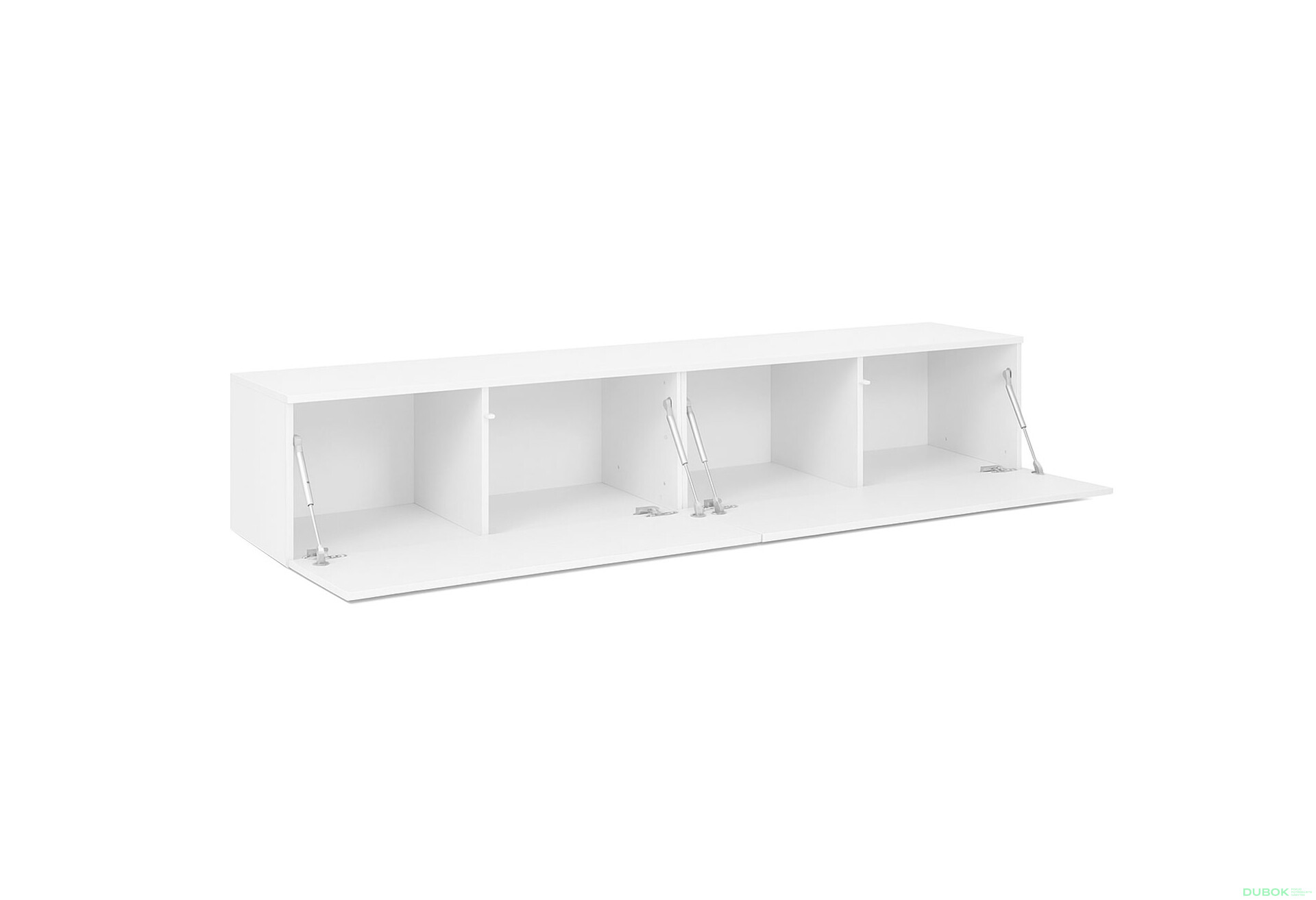 Fotografie 4 - TV stolek 2,1 lesklá bílá Legs Box