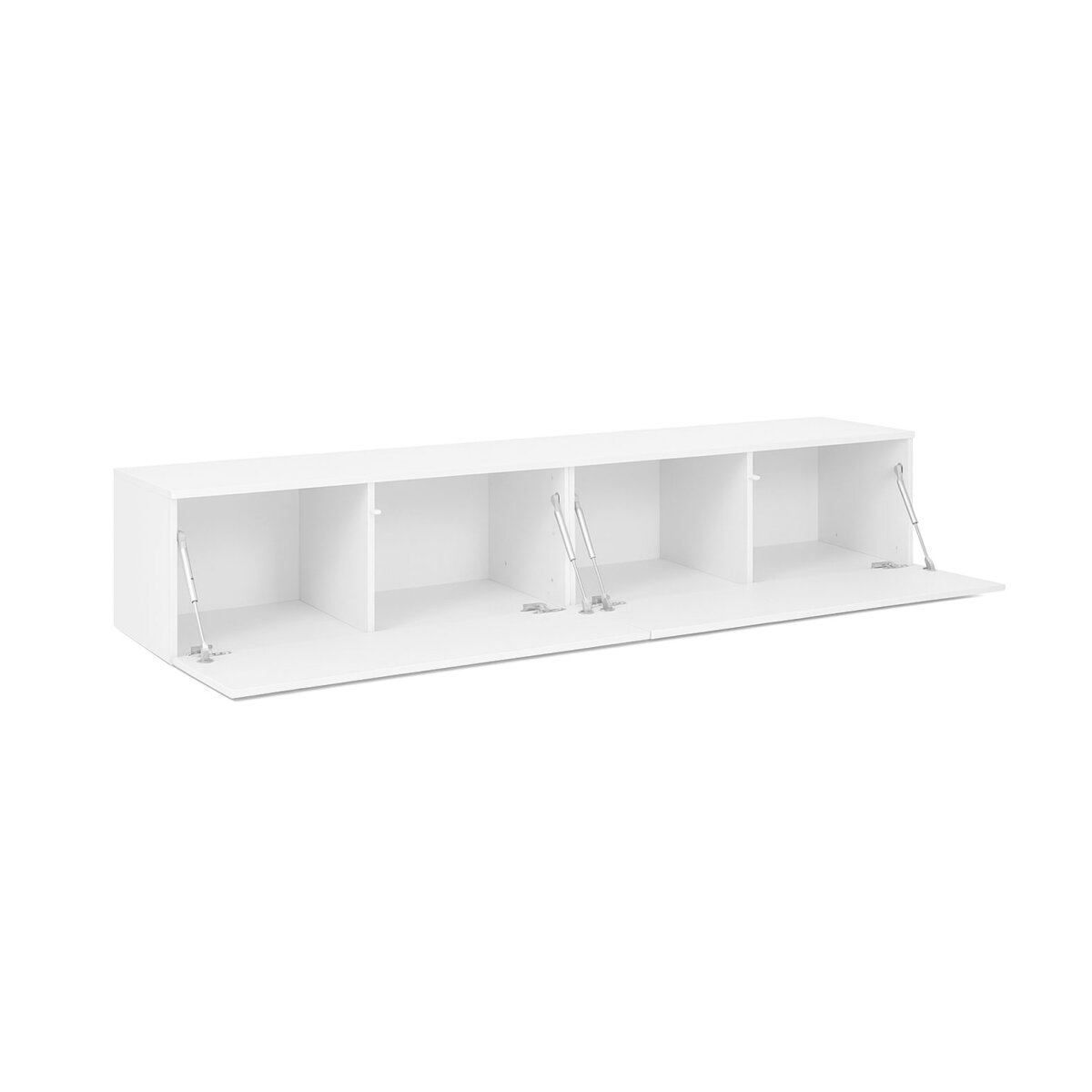 TV stolek 2,1 lesklá bílá Legs Box (obrázek 3)