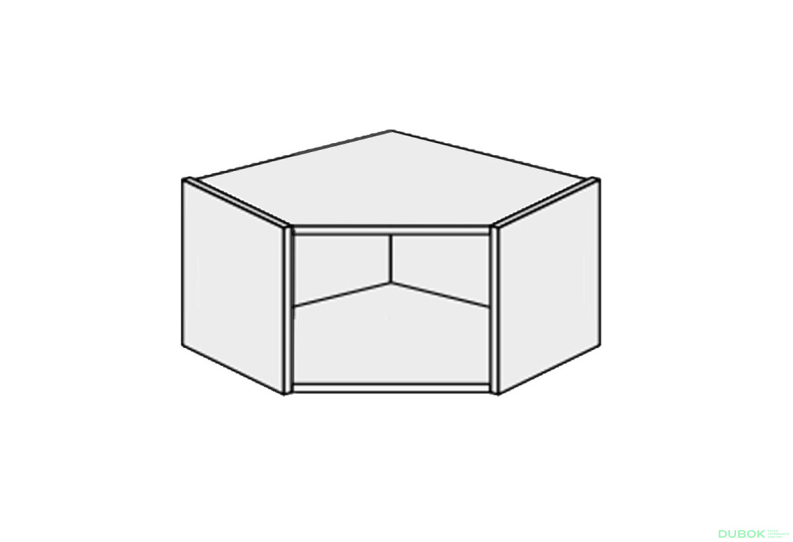 Korpus Roh B 45° 1dveře 600x600 360mm