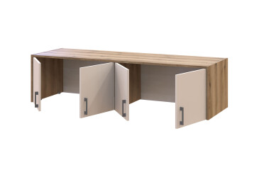 Nástavba Rondi 4 dřevotříska 160x52x41 dub artisan / kašmír