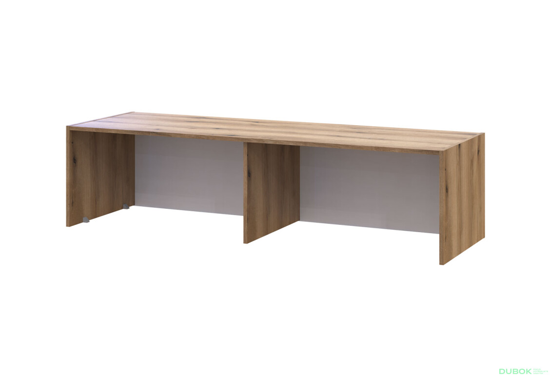 Fotografie 6 - Nástavba Rondi 4 dřevotříska 160x52x41 dub artisan / kašmír