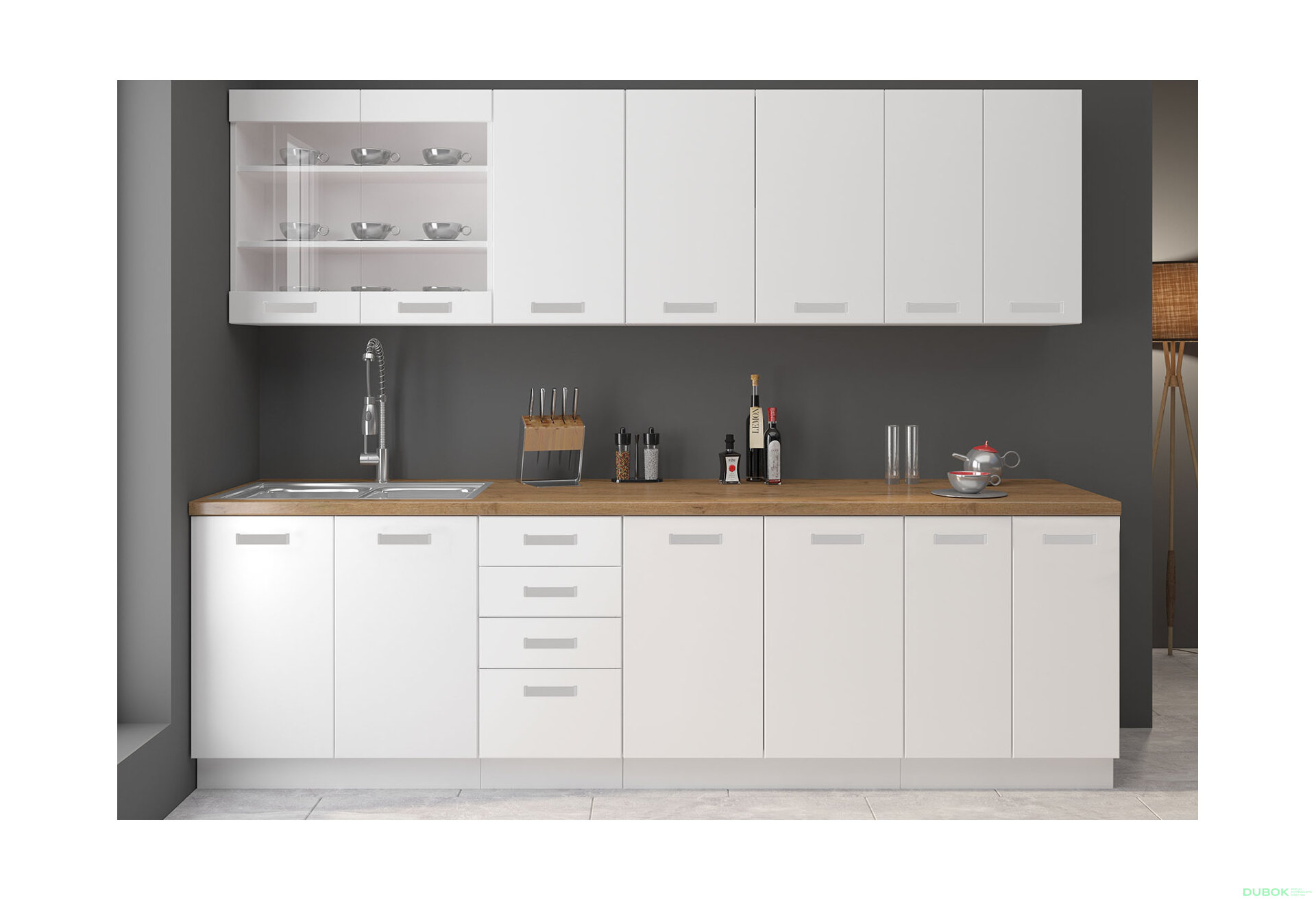 Fotografie 7 - Modulární kuchyně Eko white