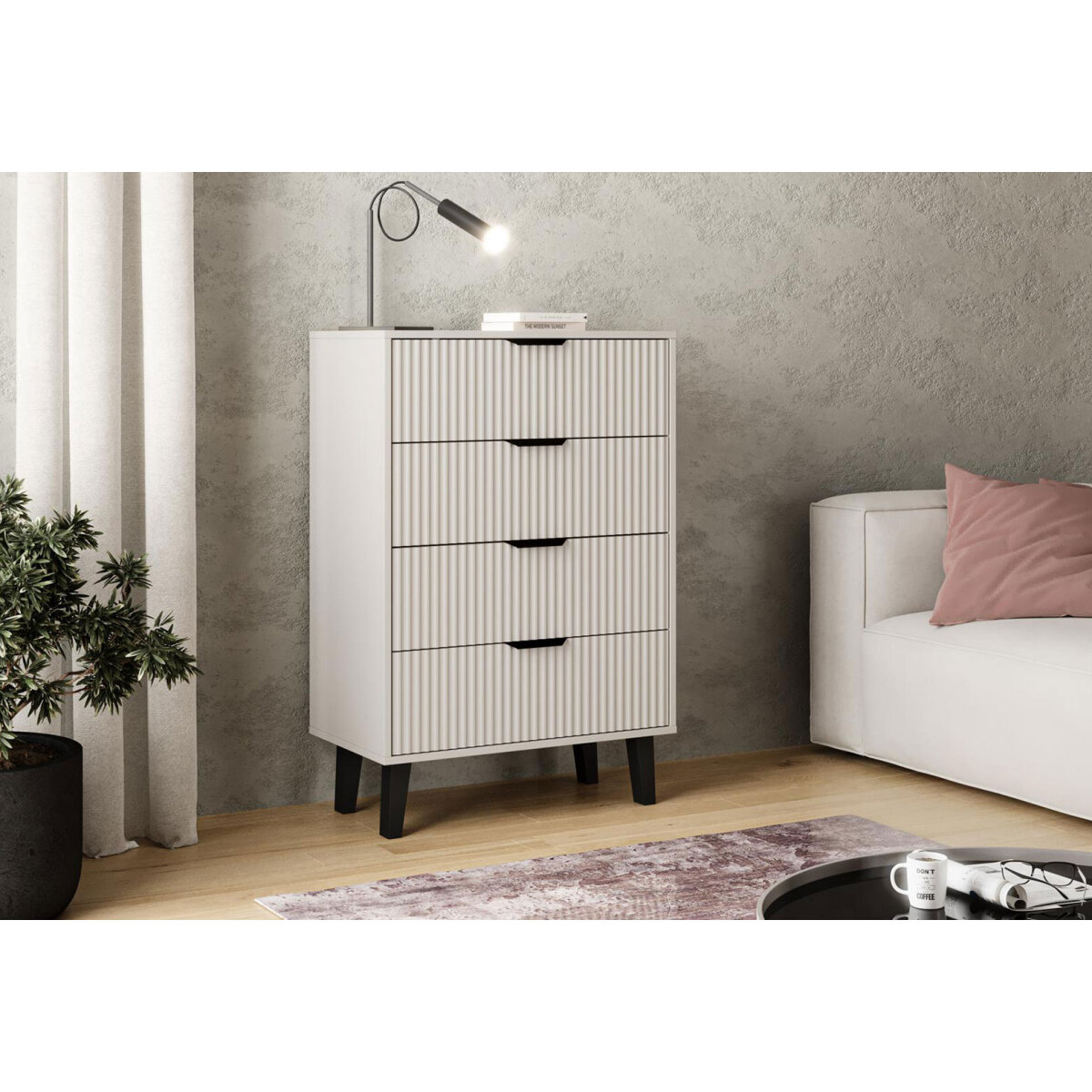 Komoda Borg Duo 4Š kašmír (obrázek 4)